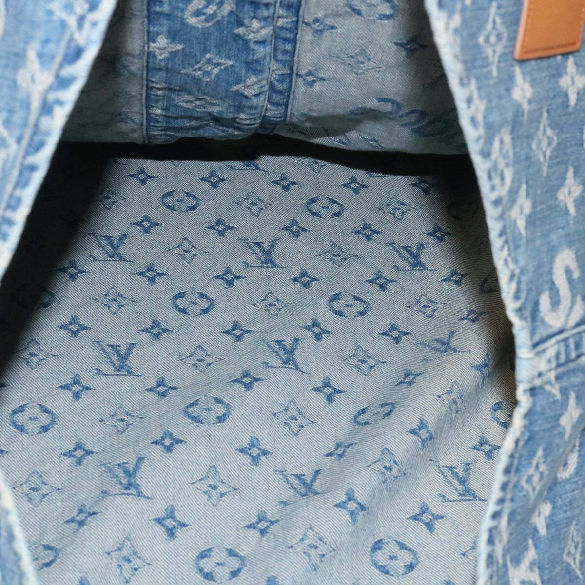 MARKED EU — Supreme x Louis Vuitton Blue Baseball Shirt