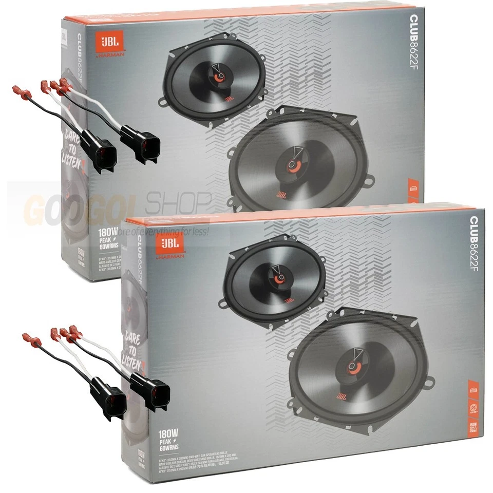 4)JBL Club 8622F 2Way 6x8" (5x7") Speakers For 2001-2010 Ford Escape, Mustang - Image 2 of 4