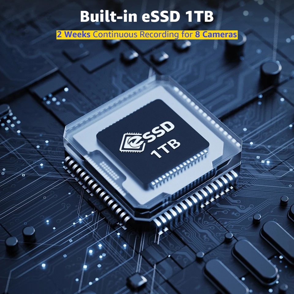 ANNKE 8CH 3K Lite 5in1 DVR 1TB SSD HD 5MP Video Recorder for TVI Security System - Image 4 of 4