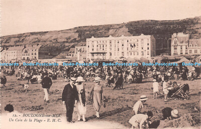 R253683 12 Boulogne sur Mer Un Coin de la Plage E H C