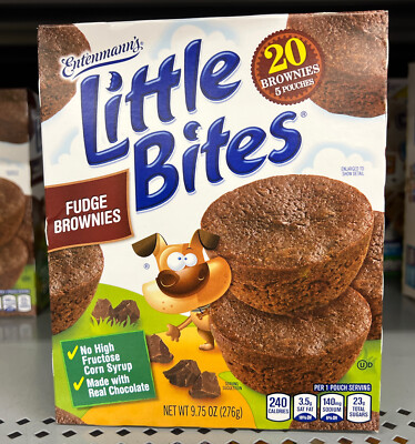 Entenmann's Little Bites Fudge Brownies 9.75 oz Entenmanns 