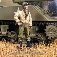 W.Britain 25199 U.S. Tanker with M3 Grease Gun, 1944-45 Britains 