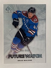 2011-12 SP Authentic Future Watch Rookie BRAD MALONE 890/999 Oilers Card# 189
