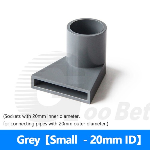 PVC 20mm 25mm Aquarium Wasserauslass Entenschnabel Düse Ausfluss Pumpe Ende Rohr - Picture 23 of 25