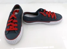 PF Flyers Shoes Center Reissue Ox Dark Gray/Red Sneakers Womens 6.5