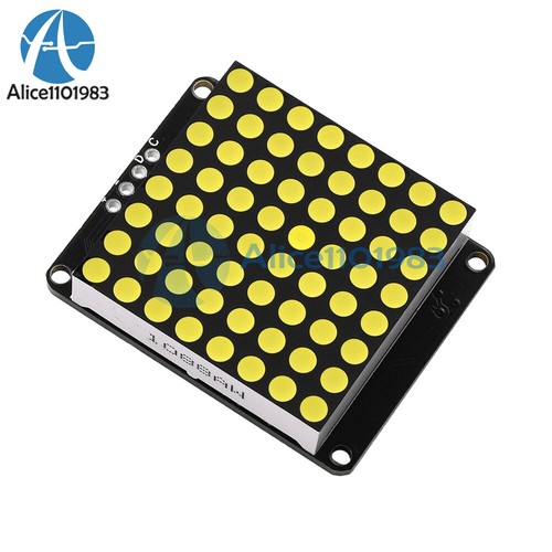 HT16K33 I2C LED Display Module 8*8 Dot Matrix Module Red Green White Blue Yellow - Picture 5 of 23