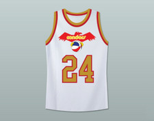 CUSTOM Pittsburgh Mike Lewis 24 Old School Basketball Jersey Stitched S-6XL