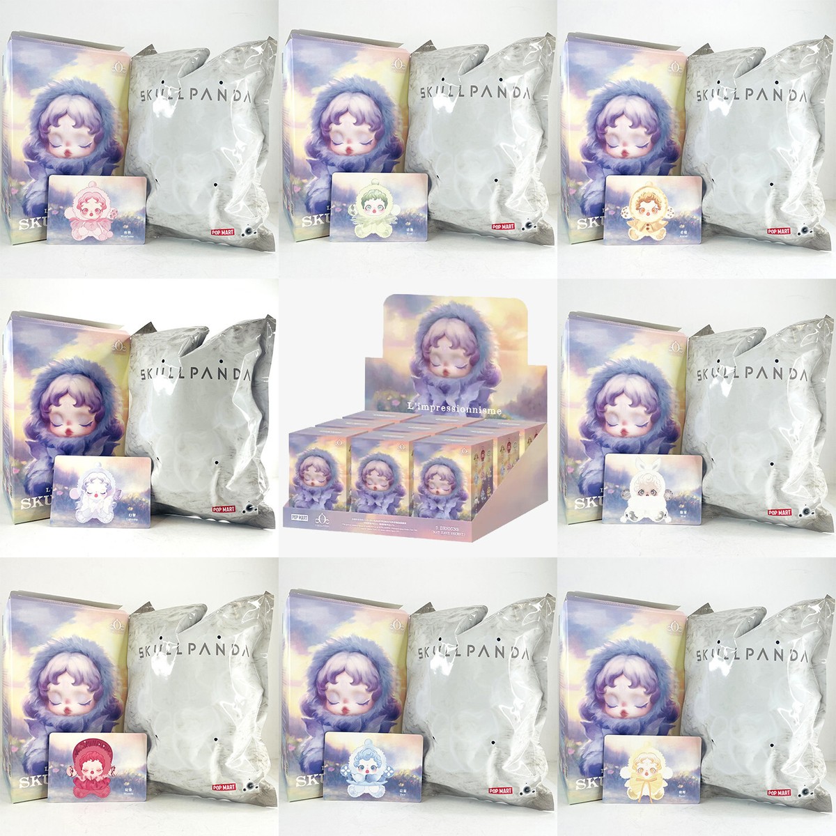 【正規品】POPMARTSKULLPANDA L’impressionnisme POP MART - SKULLPANDA L'impressionnisme Series Plush Doll