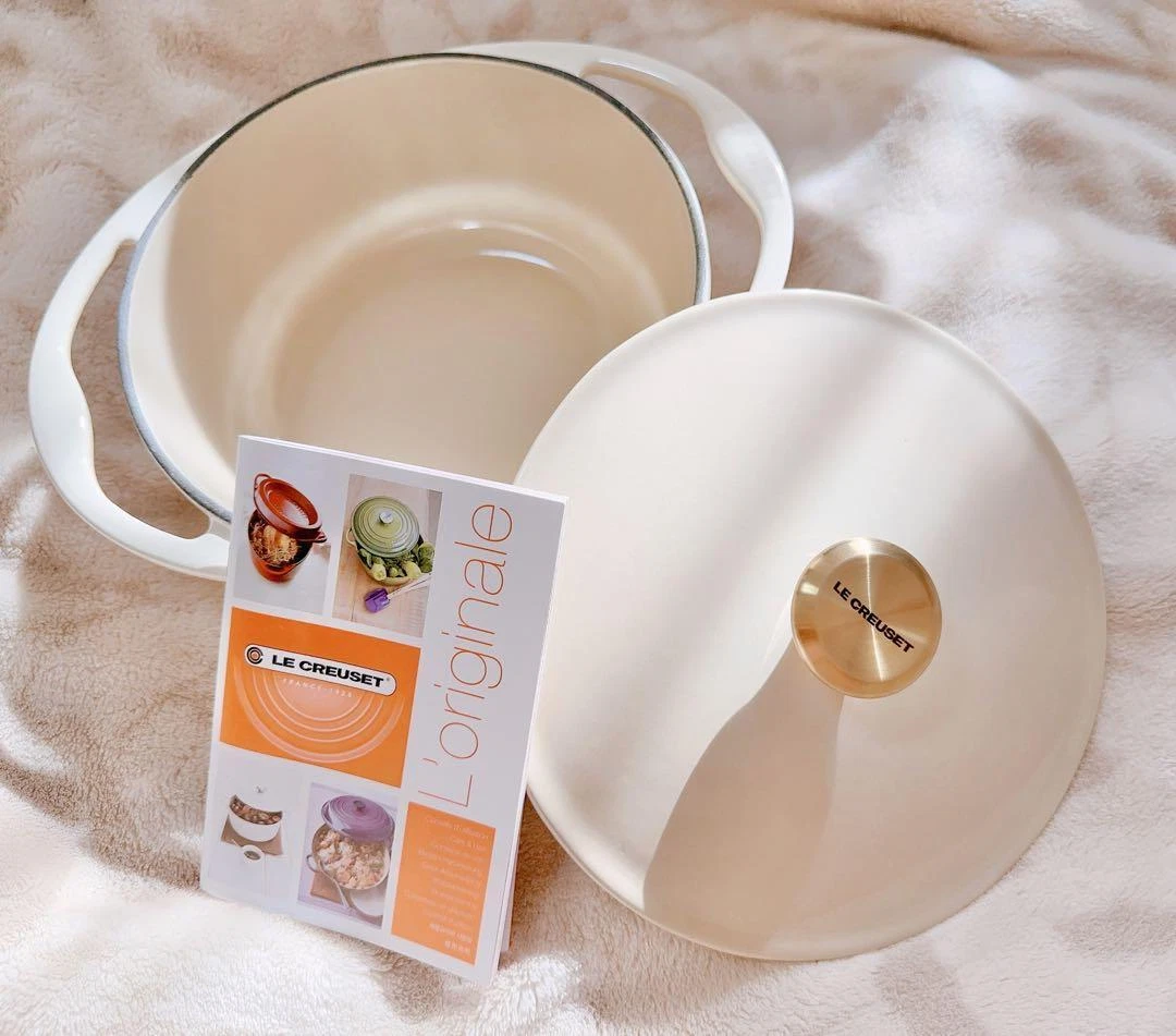 Le Creuset Sensation Cocotte Ronde 20cm Dune No Box Discontinued Used
