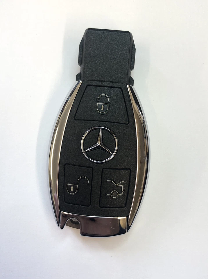 MERCEDES 3 BUTTON REMOTE SMART KEY FOB TESTED LOOK! A C E CLASS, ETC!! CHROME - Image 2 of 4