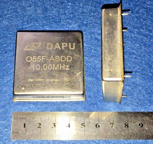 USED DAPU O55F-ASDD 10MHz OCXO Crystal Oscillator +12V EFC