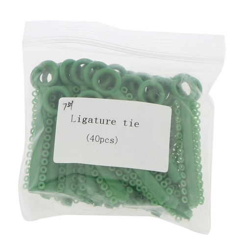 1040 un. lazos de ligadura de ortodoncia dental bandas elásticas para soportes 36 colores - Imagen 8 de 54
