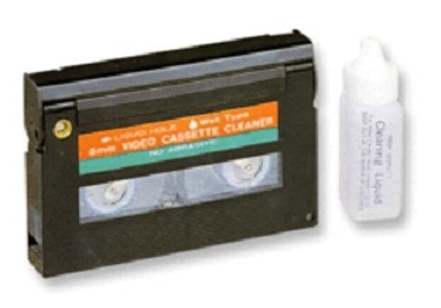 Camcorder VCR VHS-C VHS C Camera Video cassette Head Cleaner Dry or WET Type NEW-image