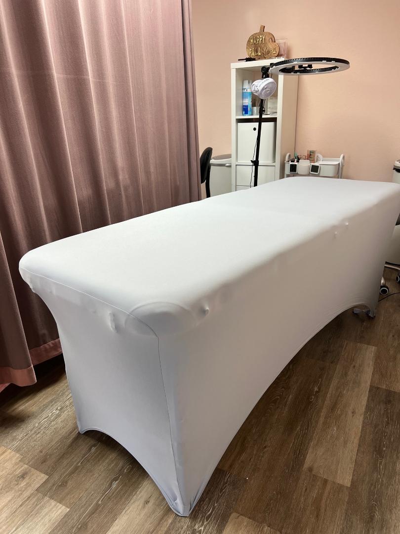 Massage Facial Bed Cover Protector Topper Black White eBay