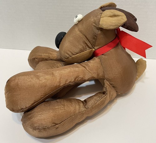 Vintage Hallmark Plush Rodney Reindeer Nylon Plush Stuffed Christmas Animal 10" - Picture 4 of 6