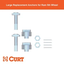 Replacement 5th Wheel Puck System Anchors for Ram (Large, Fits 16021, 16022)