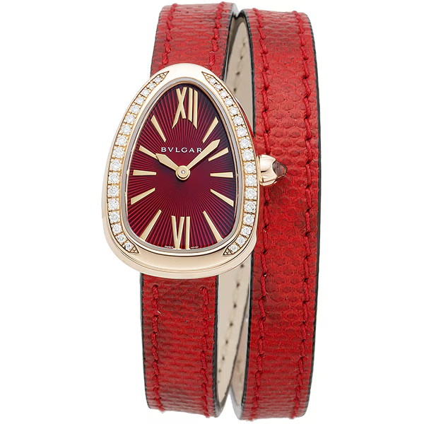【国内即納】BVLGARI SERPENTI SPP27C9PGDL レディース 腕時計 Bvlgari Serpenti Red Women's Watch - SPP27C9PGDL for sale