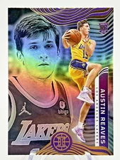 2021-22 Panini Illusions #181 Austin Reaves Refractor Rookie Card (RC) LA Lakers