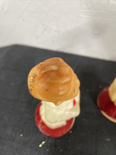 Two Wax Choir Boy And Girl Candles USA. Gurley Candle Co, 1950s. Red Gown - Picture 8 of 17