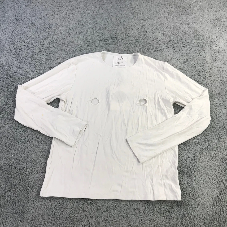 Camisa Yoko Ono Para Hombres Pequeña Camisa Recortada de Malla Negra Sexy LBGTQ John Lennon sa3242 Foto 2 de 4