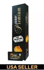 100 Leaves X Derby Premium Super Stainless Double Edge Razor Blades