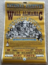 Educational Classroom American History Calendar  National Archives Wall Almanac