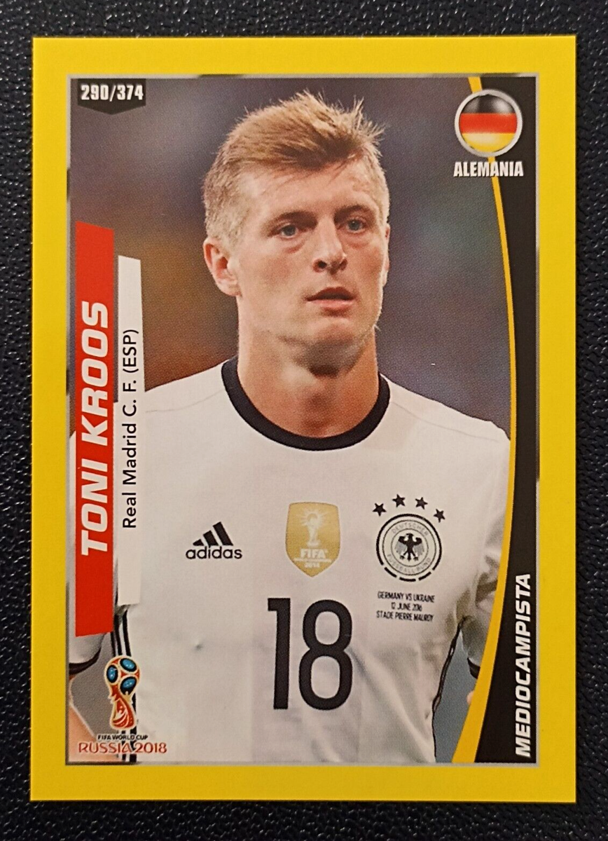 RUSSIA 2018 3R CARD #290 TONI KROOS FIFA WORLD CUP South America