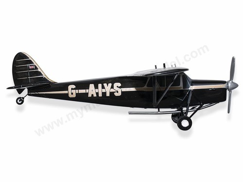 De Havilland D.H.85 Leopard Moth Desk Wood Airplane New Model Large Scale 1/24 - Picture 2 of 13