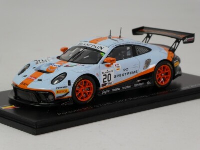 Spark 1:43 Porsche 911 (992) GT3 R #91 24h Spa 2024 Herberth Motorsport SB827 modèle voiture