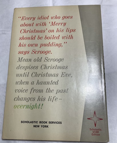A Christmas Carol by Charles Dickens 1962 Vintage Scholastic Paperback TX 450 - Bild 2 von 5