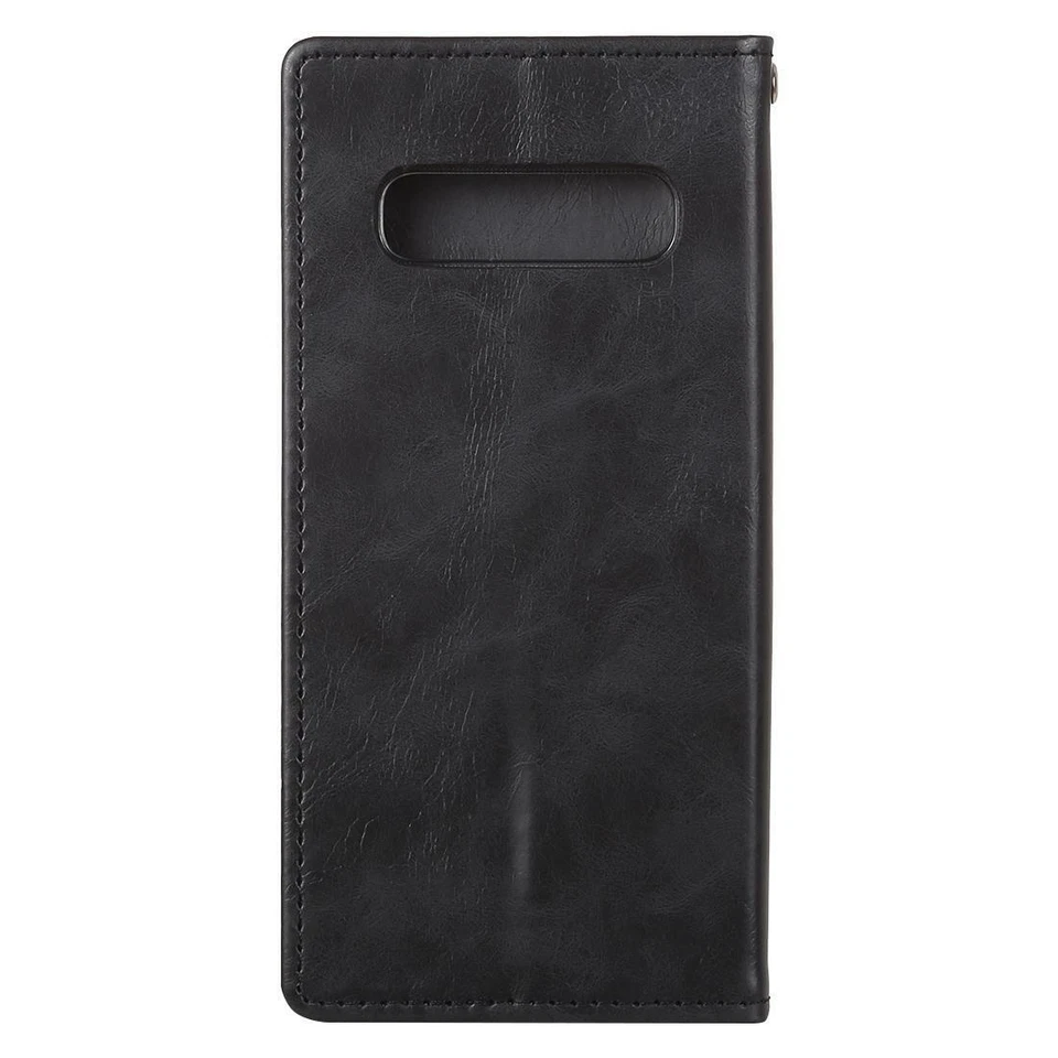 Samsung Galaxy Note 9 Slim Leather Wallet Case BLUE MOON FLIP Mercury Goospery - Image 4 of 4