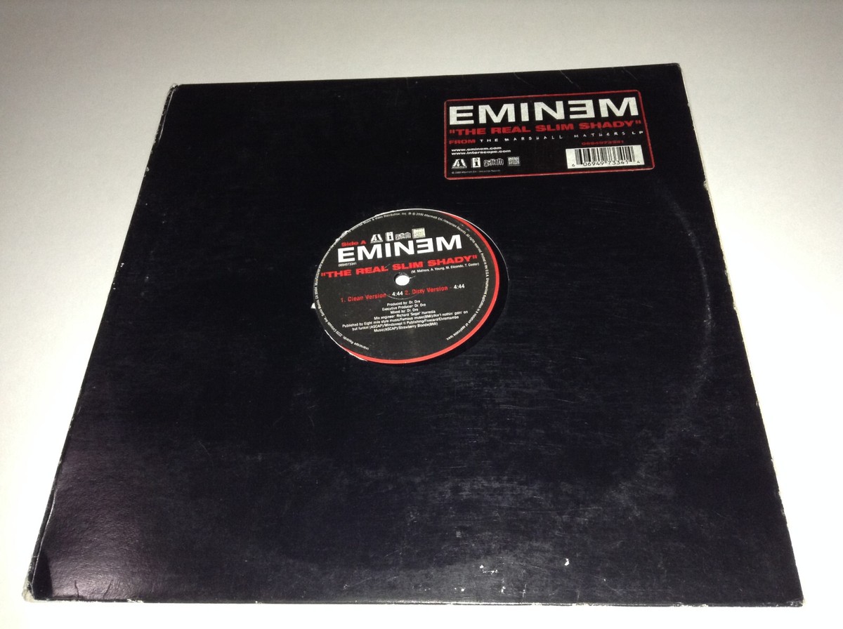 Eminem THE REAL SLIM SHADY 12