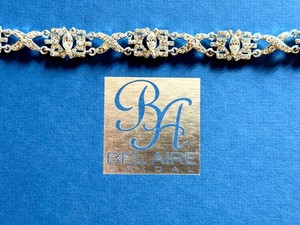 wedding/formal silver rhinestone headband by BelAire new with tags #981