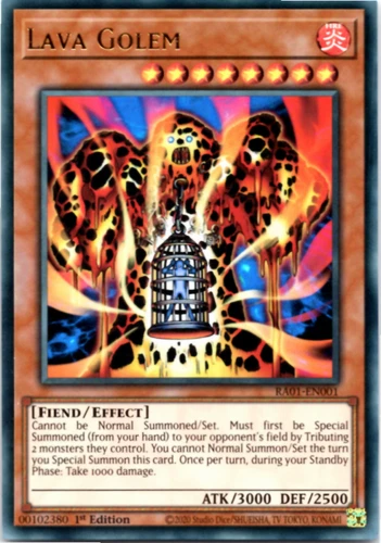 Lava Golem - RA01-EN001 -  Ultra Rare   - 1st Edition Yugioh