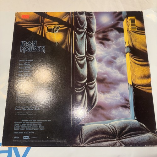 Iron Maiden Piece Of Mind Vinyl LP Record 1983 ST-12274 ST 12274 - Picture 5 of 24
