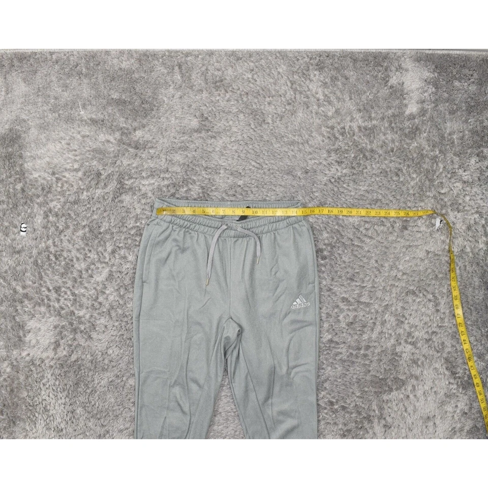 Pantalones deportivos Adidas para mujer talla M pantalones ajustados gris poliéster cordón liso Foto 4 de 4