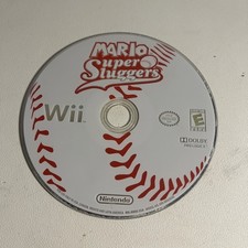 Mario Super Sluggers (Nintendo Wii 2008) Resurfaced Disc Tested