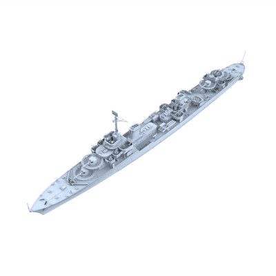 1/350 French Navy Le Fantasque-class Le Malin Large Destroyer (1944) Water Line