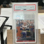 Topps Chrome 2004 Tom Brady Weekly Wrap-Up Insert #154 PSA 10 NFL Patriots