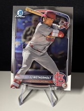 🔥⚾️JJ WETHERHOLT 2025 BOWMAN CHROME 1ST BASEBALL CARDINALS 🔥🏟