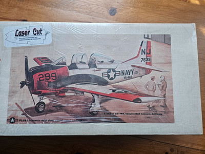 Rare! 1982 PICA T-28B Trojan Navy Trainer r/c kit/ Sealed!