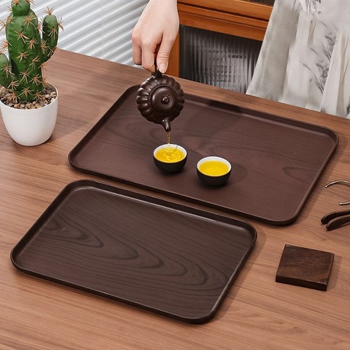 Wood-grain Imitation Pallet Rectangular Food Bread Pan Kitchen Supplies - Photo 7/17