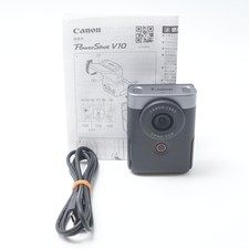 Canon PowerShot V10 Silver 20.9 MP Vlogging Digital Camera Mint 6279