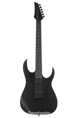 Ibanez RGRTB621 Iron Label Electric Guitar - Black Flat