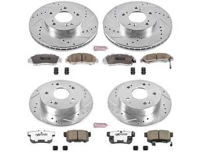 Front and Rear Brake Pad and Rotor Kit For 97-01 Acura Integra Type R SB49W8