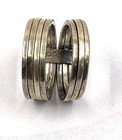 VINTAGE Multi-Band Spinner "7 as 1"  STERLING SILVER RING ~ 10 grams - SIZE 9 — photo 6