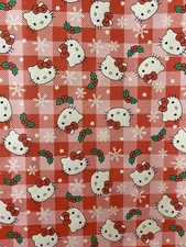 HELLO KITTY  Christmas Wrapping Paper 50 sq ft Large