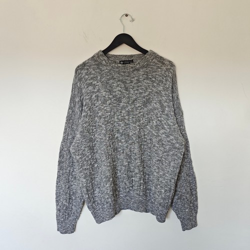 St Michaels Jumper Crew Neck Grey Mens XL Crew Neck
