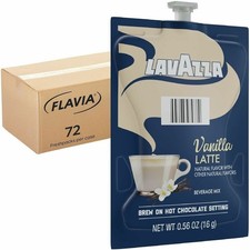 Lavazza Vanilla Latte Beverage Mix, 72 Flavia...