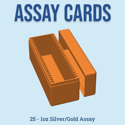 #ad 1oz Gold amp; Silver Bar Assay Card Box 25 Slot PAMP Valcambi Perth Mint $32.95